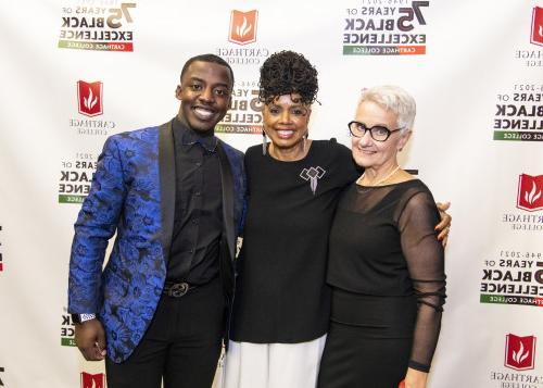 Carthage celebrated 75 Years of Black Excellence with a gala event during Homecoming Weekend in O...