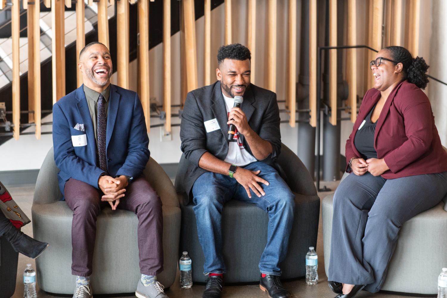 Carthage?s Wiggan-Kenniebrew Black Alumni Network holds panel discussions on campus during Homeco...