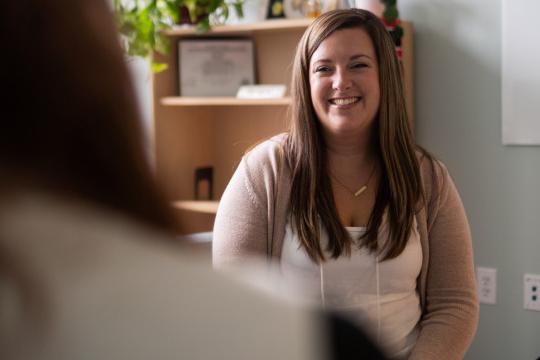 Kelly Ehleiter, one of Carthage?s full-time counselors, can meet with students by appointment or ...